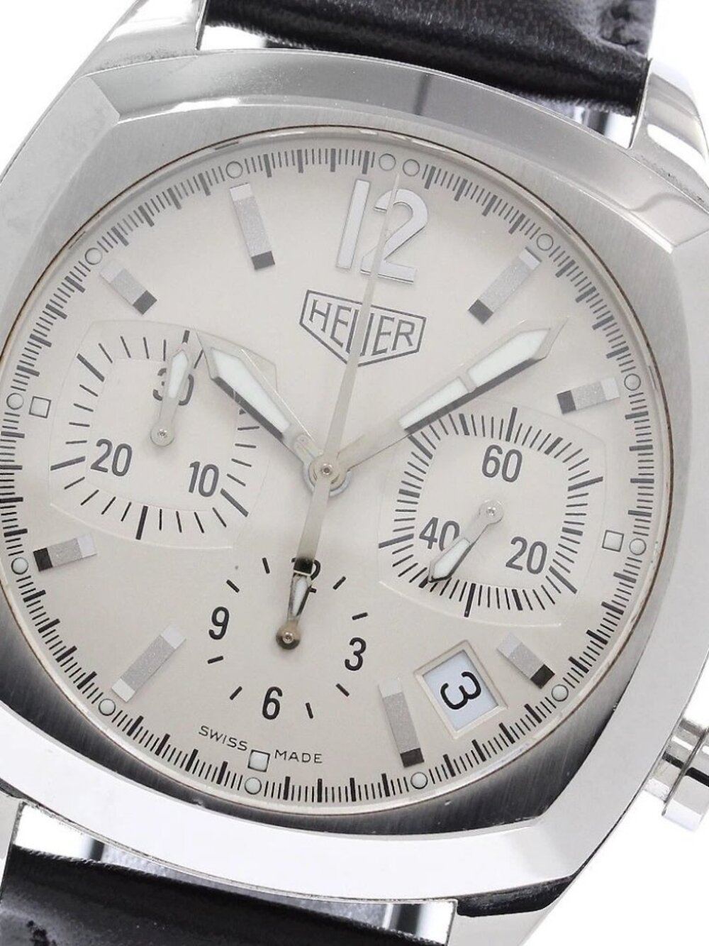 TAG HEUER Monza CR2111 Date Chronograph Silver Dial Automatic Men's Watch_959425